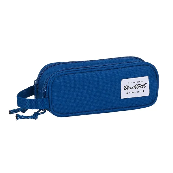 Safta Blackfit8 Oxford Portatodo 2 Compartimentos Asa Lateral 1L Azul Oscuro 210x60x80mm