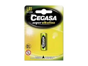 Cegasa Super Alkaline LR1 Pila 1.5V - Alta Tecnología y Rendimiento