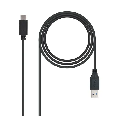 Nanocable Cable Usb-C 3.1 Gen 2 10Gbps Macho A Usb-A Macho 1M