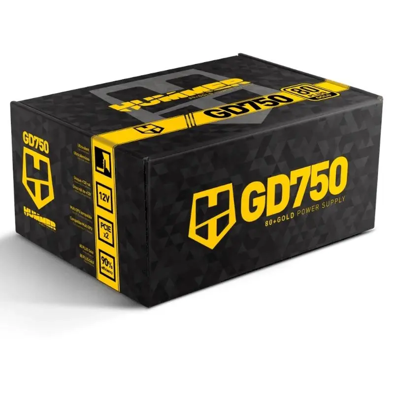 NOX Hummer GDM750W Modular ATX3.1 80+ Gold Power Supply