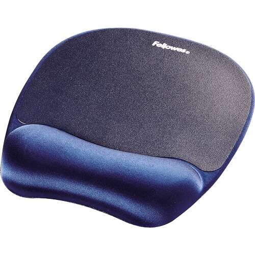 Fellowes Alfombrilla Con Reposamuñecas Espuma Memory Foam - Confort Excepcional - Color Zafiro