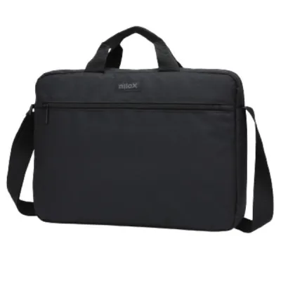 Nilox Maletín Para Portátil Basic 15,6" Con Bolsillo - Color Negro