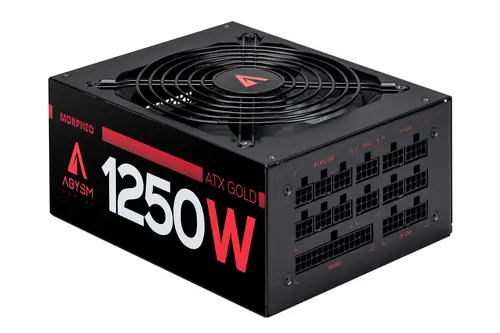 Abysm Morpheo 1250W 80 Plus Gold Modular ATX Power Supply - PFC Activo, Ventilador 140mm