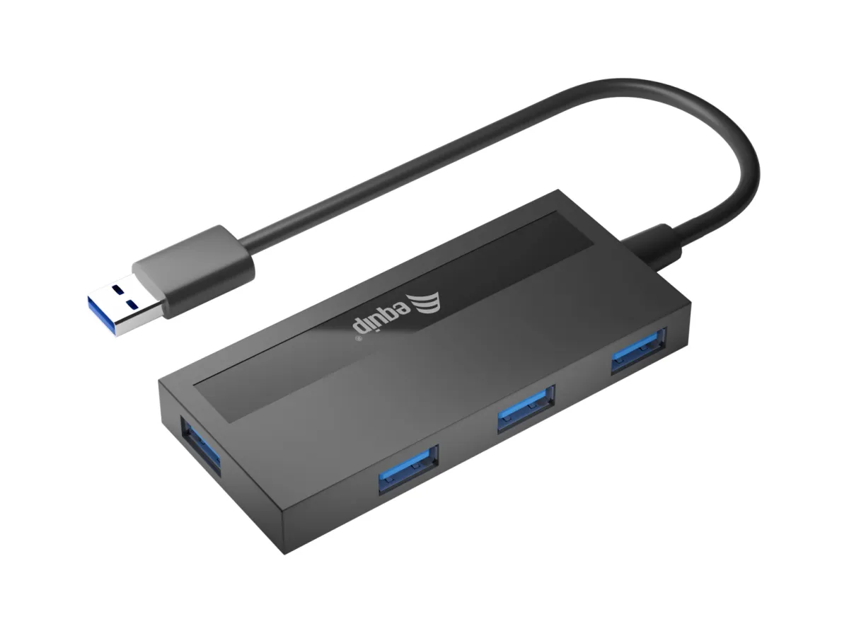 Hub Usb 3.2 Equip Life A 4 Puertos Usb 3.2 Incluye Adaptador Usb-C