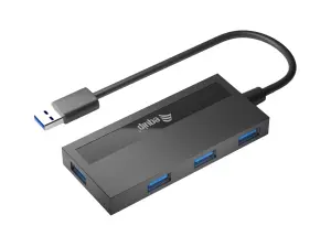 HUB USB 3.2 EQUIP LIFE A 4 PUERTOS USB 3.2 INCLUYE ADAPTADOR USB-C
