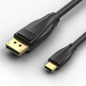 Vention Cable Conversor USB-C Macho a DisplayPort Macho 1m Color Negro