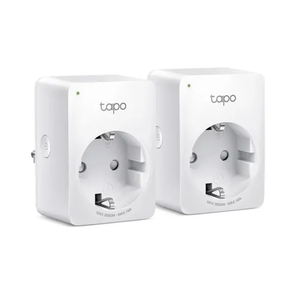 TP-Link Tapo P110 Pack de 2 Enchufes Inteligentes WiFi con Autoapagado y Monitorización de Energía
