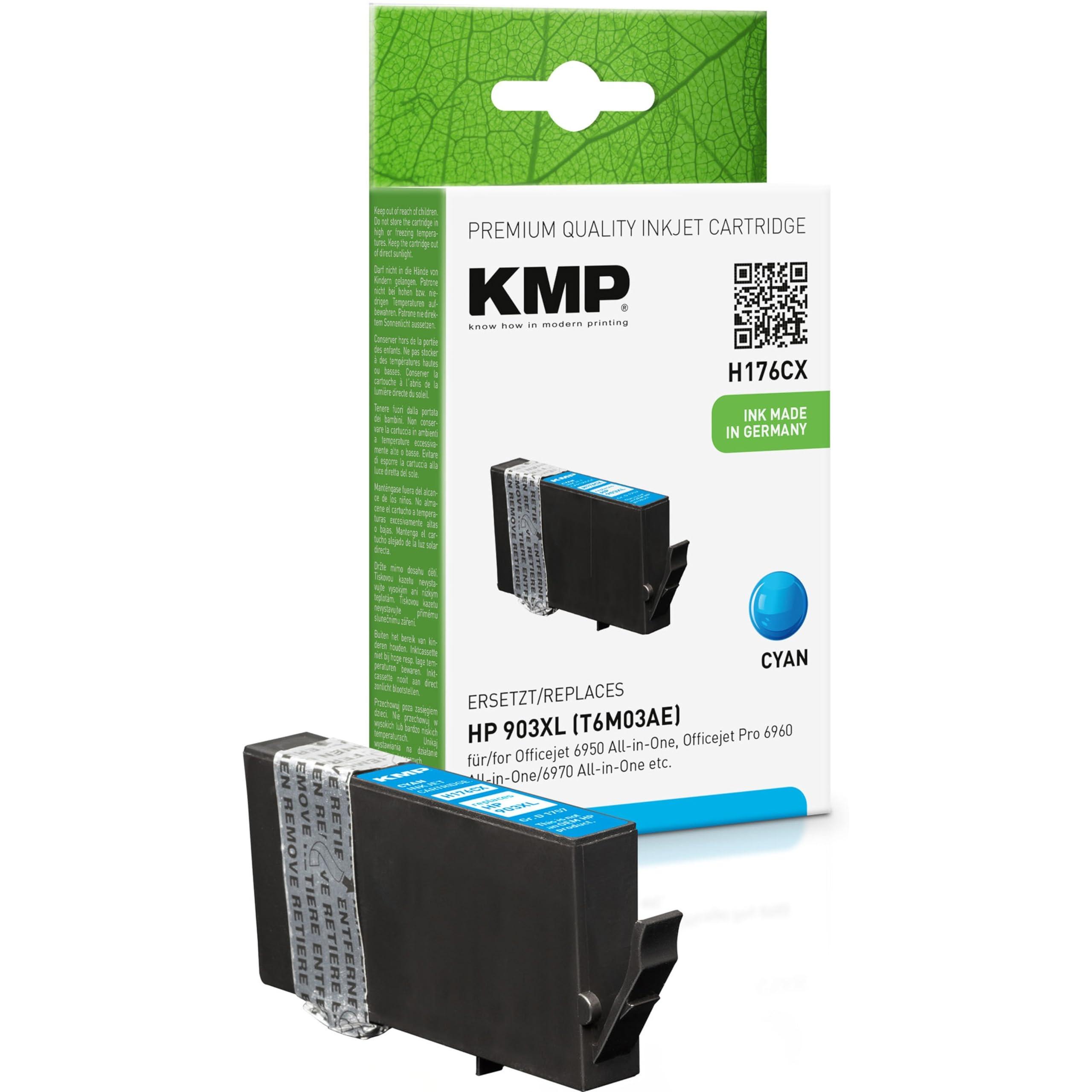Tinta Kmp Cian  Officejet Pro 6860 / 6960 / 6970 - Nº 903Xl