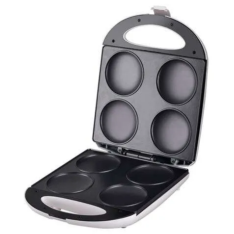 Muvip Arepera 1400W Para 4 Arepas de 10cm - Recubrimiento Antiadherente, Asa Tacto Frío
