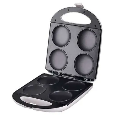 Muvip Arepera 1400W Para 4 Arepas de 10cm - Recubrimiento Antiadherente, Asa Tacto Frío
