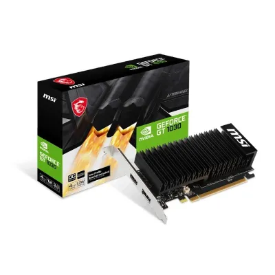 MSI NVIDIA GT 1030 4GB DDR4 LP OC - Tarjeta Gráfica