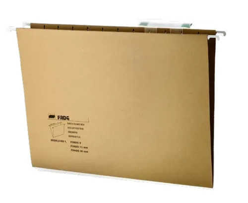 Fade Carpeta Colgante Visor Superior Kio Kraft Cartulina A4 Con Etiquetas -50U-