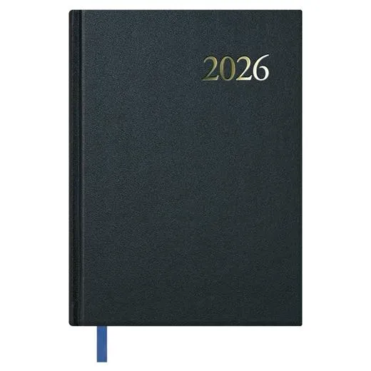 Dohe Agenda Anual Segovia 14X20Cm Dp Negro 2026