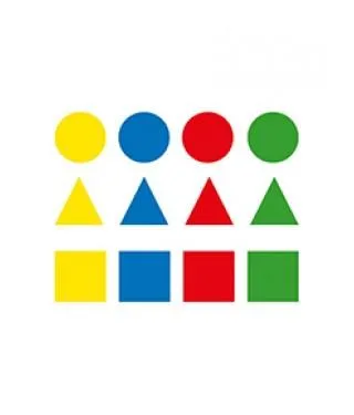 Apli Gomets Geométricos Pequeños Permanentes Colores Surtidos - Blister de 12 Unidades