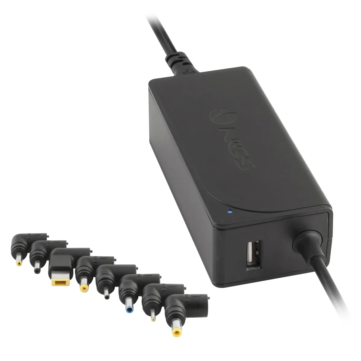 Cargador Universal De Portátil Ngs W-70 Automático 70W 9 Tips