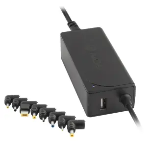 NGS Cargador Universal Automático 70W con 9 Tips para Portátiles