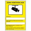 Archivo 2000 Señal "Cámaras De Vigilancia En Grabación Las 24 Horas" 210X297 PVC Amarillo