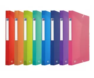 Oxford Carpeta De Proyectos Urban Pp Translúcido Lomo 25Mm Con Gomas A4+ Colores Surtidos