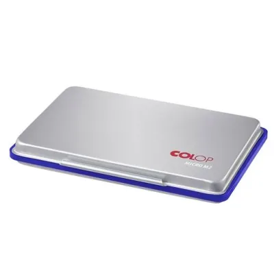 Colop Tampon Micro M2 Estuche de Metal Azul