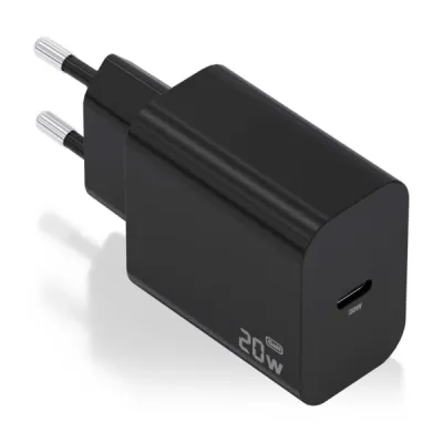 Aisens Cargador GaN 20W USB-C PD3.0 Negro