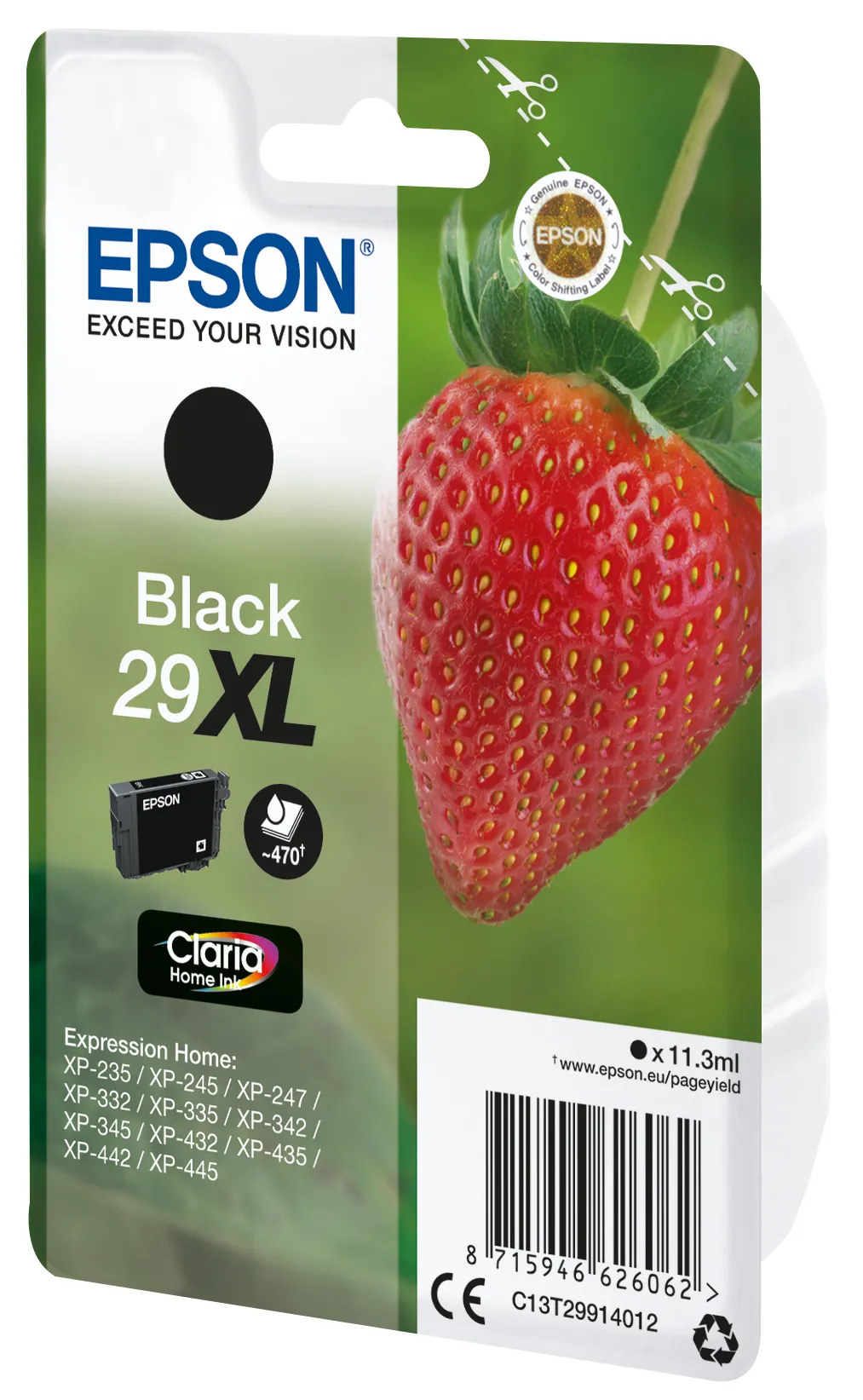 Epson Tinta Negra Nº 29 XL para Impresoras XP 235, 332, 335, 432 y 435