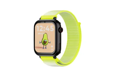 Savefamily Smartwatch Infantil SaveWatch Plus con GPS, Llamada y Botón SOS - IP67 - Correa Tela Fluor