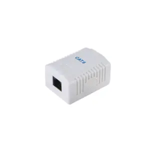 Equip Roseta De Superficie RJ45 Hembra Cat. 6 Color Blanco