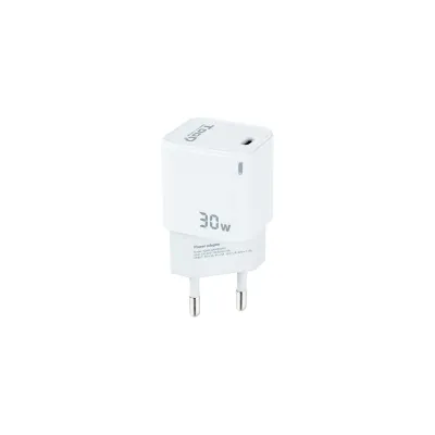 Cargador Usb Gan Tooq Tqwc-Ganpd30Wt Usb-C + Pd 30W Blanco