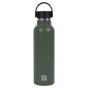 Safta Botella Termo 600ml Acero Inoxidable Asa Superior Color Verde