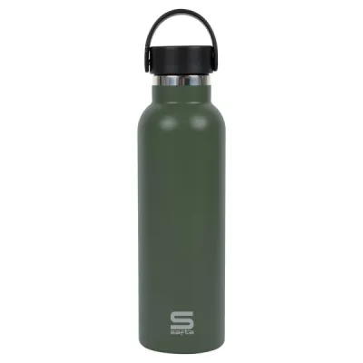 Safta Botella Termo 600ml Acero Inoxidable Asa Superior Color Verde