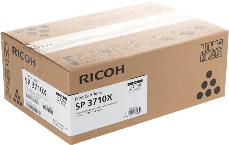 Ricoh Aficio Sp3710 Negro Cartucho De Toner Original - 408284/408285