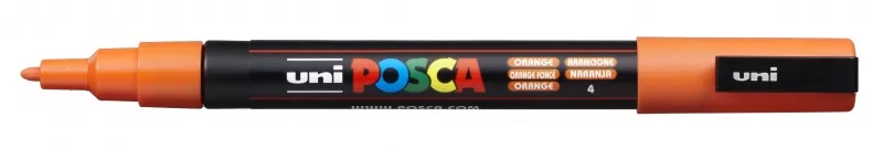 Posca Marcador PC-3M Punta Cónica 0,9 - 1,3 mm Naranja