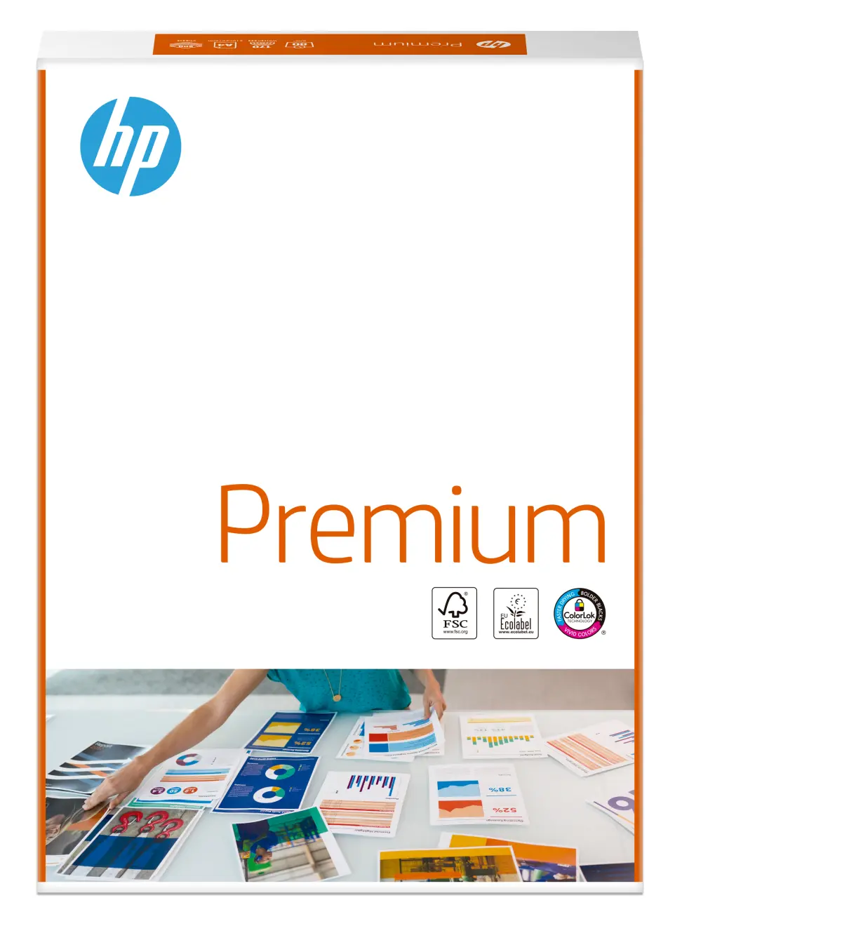 HP Premium Papel A4 80gr 210x297mm (500 Hojas) Blanco