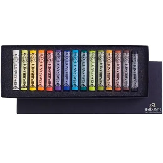 Talens Tizas Rembrandt Selección General 300C15 Colores Pasteles Suaves Set Básico 15 Ud