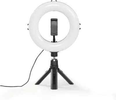 Hama SpotLight Smart 80 II Aro de Luz LED 21cm con Temperatura de Color Ajustable