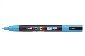 Posca Marcador PC-3M Punta Cónica 0,9 - 1,3 mm Azul Claro