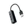 Nanocable Hub USB-A 2.0 con 4 Puertos USB-A 2.0 y Cable de 0.15m