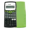 Milan M240 Calculadora Científica 10+2 Dígitos, Pantalla de 2 Líneas, 240 Funciones, Carcasa Verde