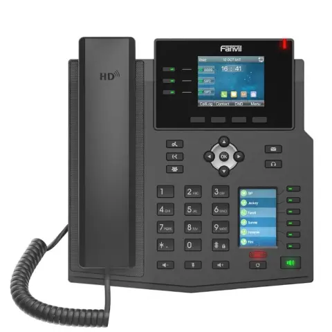 Fanvil X4U SIP Phone, 12 Líneas, 1 Pantalla Lateral