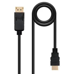 Nanocable Cable Conversor DisplayPort Macho a HDMI Macho 10m Negro