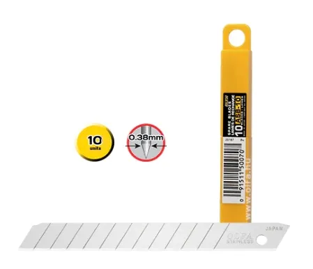 Olfa Repuesto Cutter 9mm - Cuchilla Fracturable (10 Cuchillas)