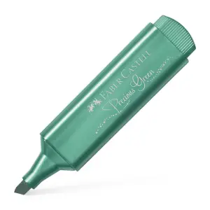 Faber Castell Marcador Textliner 46 Metálico Verde - Alta Calidad