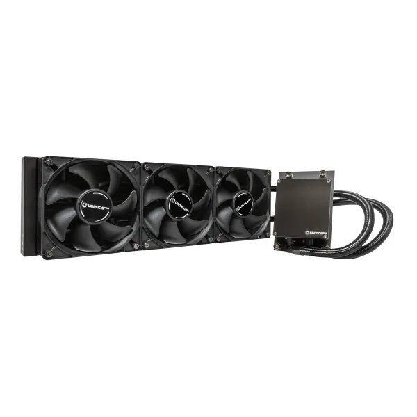 Unykach Aquasphere Pro 360 Trx4 Kit De Refrigeracion Liquida - 3 Ventiladores De 120Mm Y 2000Rpm - Diseñada Para Procesadores Tr4 De Alta Potencia Con Tdp Hasta 450W