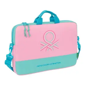 Safta Benetton Dolce Maletín Para Portátil Hasta 15.6" Rosa Pastel Acolchado 4L