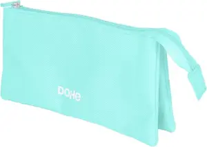 Dohe Portatodo Triple Serenity - Cierre Doble con Cremallera - Color Verde