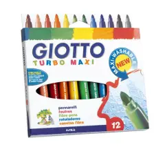 GIOTTO ROTULADORES TURBO MAXI AZUL ULTRAMAR ESTUCHE 12 UD