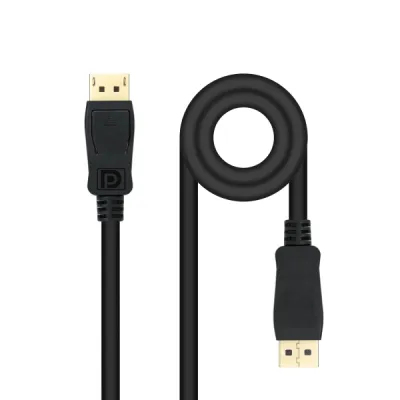 Nanocable Cable DisplayPort 1.4 DP/M-DP/M 1m Soporta Resoluciones 8K Color Negro
