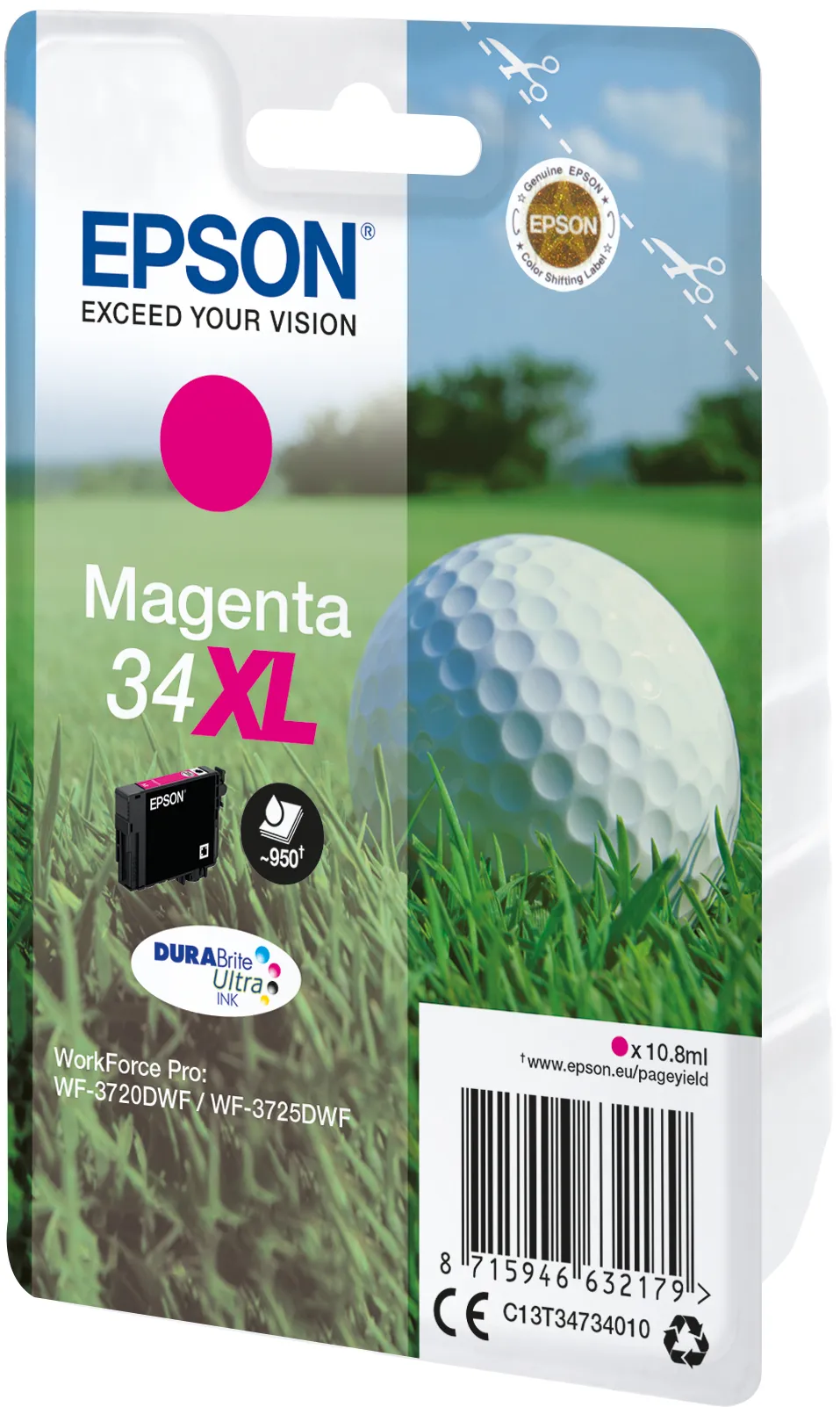 Epson T3473 (34XL) Cartucho de Tinta Original Magenta