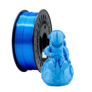 3D Filamento 3D PLA Silk 1.75mm 1kg Bobina Color Azul