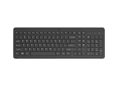 HP Teclado Inalámbrico 2.4GHz con 12 Atajos Fn y Autonomía de 16 Meses - Negro